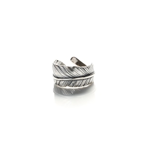 S925 Feather Ring