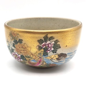 抹茶碗・九谷焼・龍峰窯・茶道具・No.260408-15・梱包サイズ60