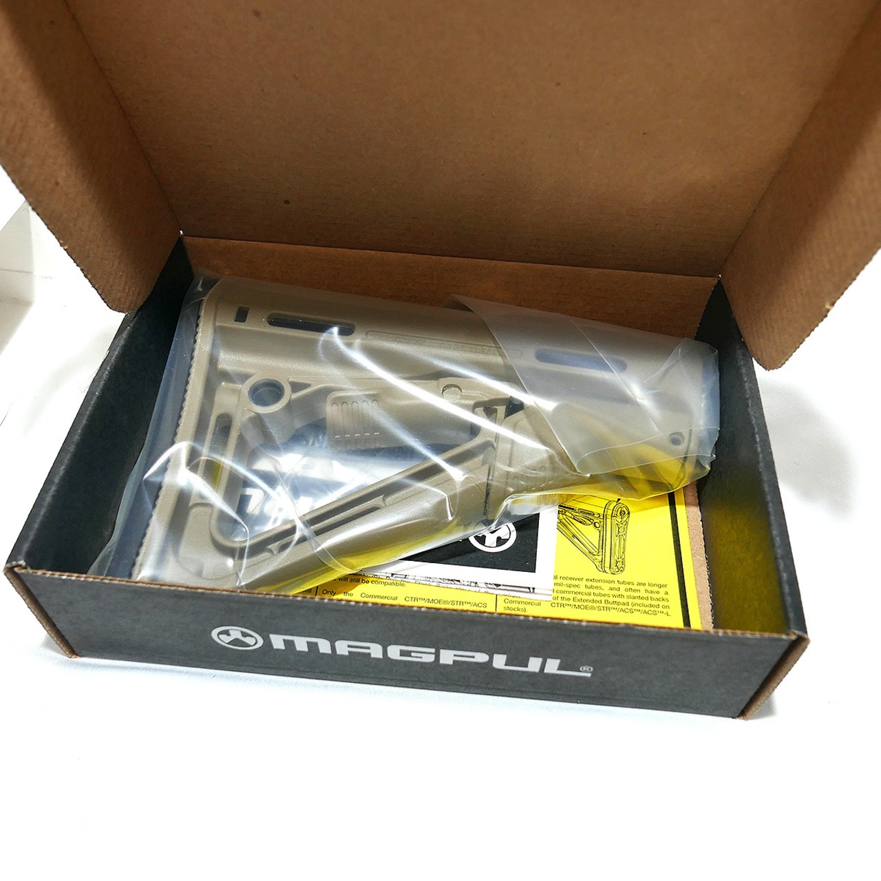 【中古未使用品】MAGPUL CTRカービンストック FDE ミルスペック