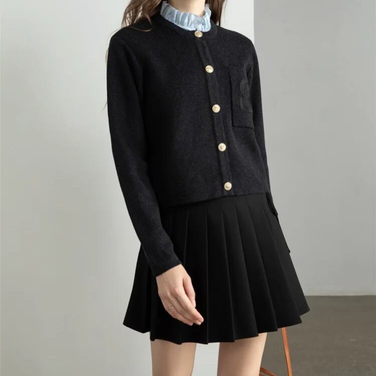 【Le choix de Wakako】フリル付ヴィンテージカーディガン3352