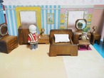 ベッドルーム「Nancy Forbes DOLL FURNITURE」オリジナルボックス入りドール家具(箱傷みあり) 画像16