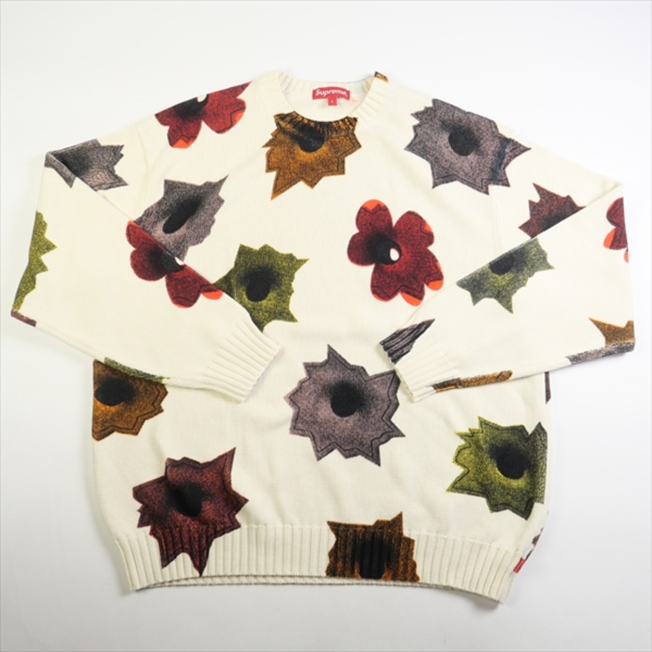 Size【L】 SUPREME シュプリーム ×Nate Lowman 22SS Sweater White 