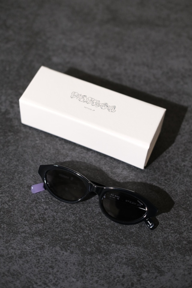 【FETICO】FETICO×BLANC OVAL FRAME SUNGLASSES - black -