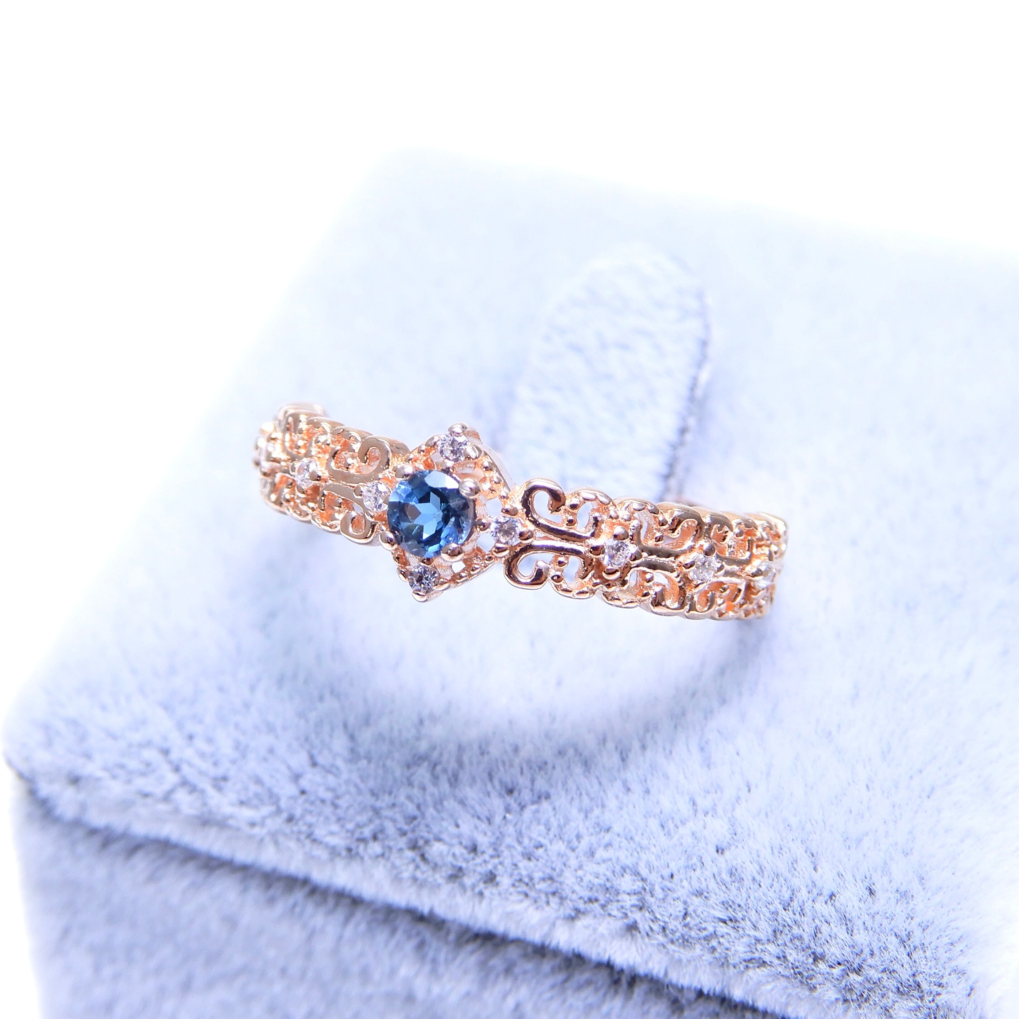 リング♦︎ロンドンブルートパーズ♦︎PGカラー《0019》