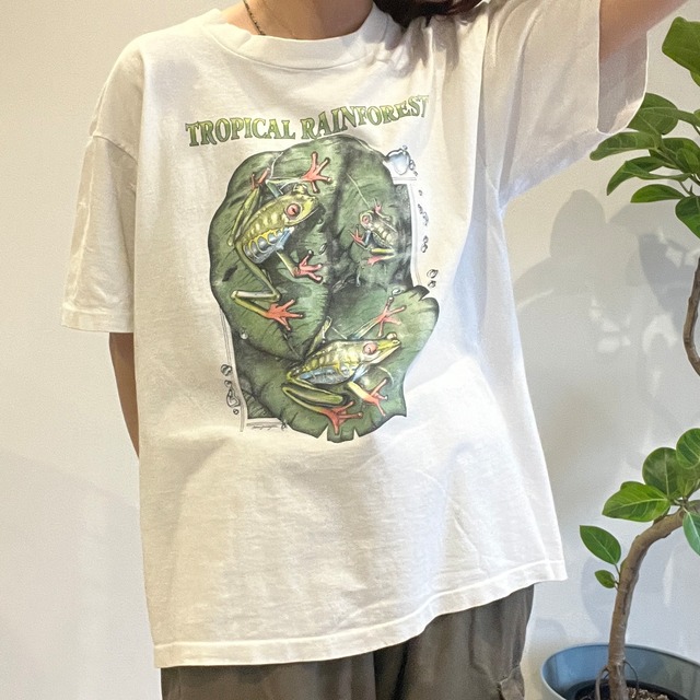 90s US anvil 熱帯雨林T-SHIRT