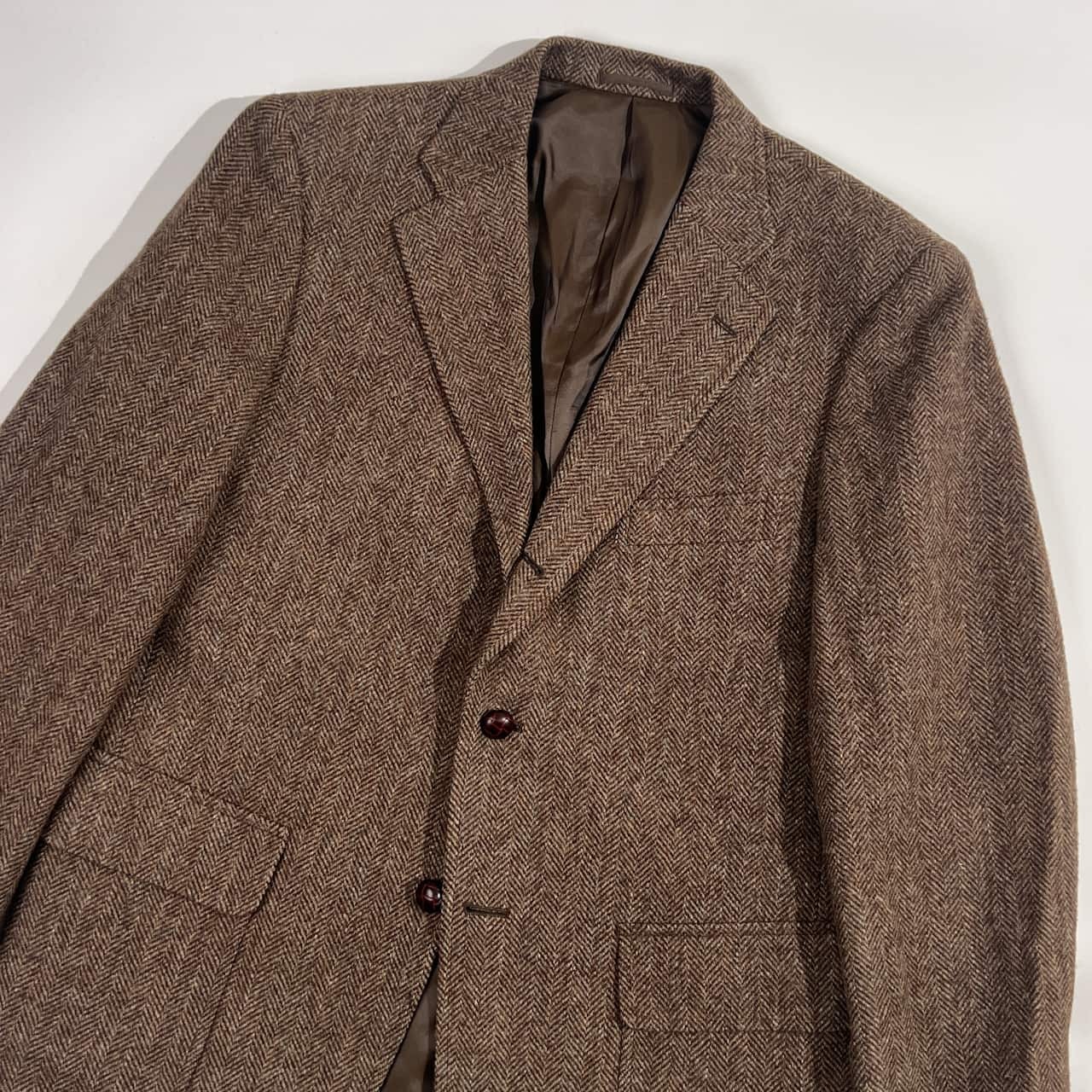 J.PRESS ジェイプレス AUTHENTIC MODEL くるみボタン ヘリンボーン テーラードジャケット 94-80-175 YA6/メンズ