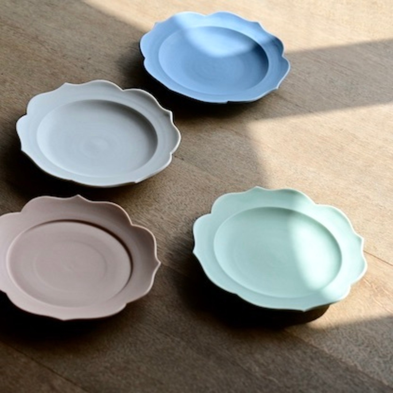 MUMCA 丸谷牧子 作 RENKA 蓮花 リム皿【浅】 Renka Rim Plate/ 2104400000382