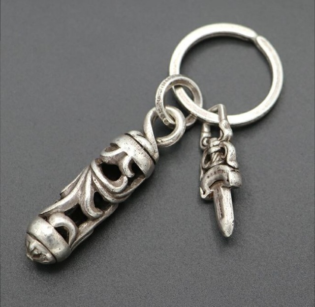 CHROME HEARTS クロムハーツ ローラー キーリング ダガー シルバー