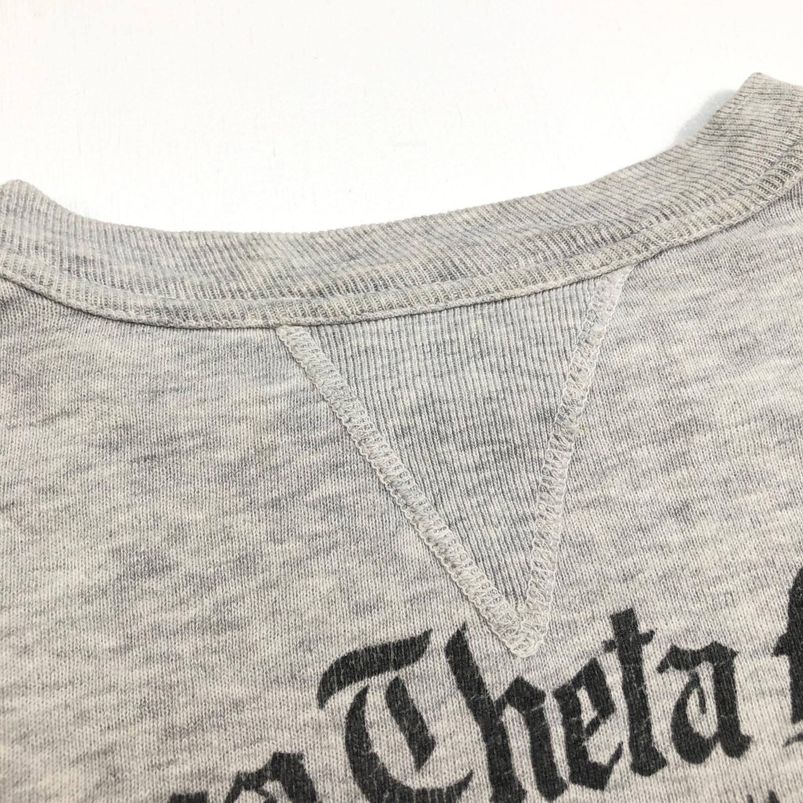 50年代 SIGMA THETA EPSILON スウェット 4本針 前V ロングリブ グレー