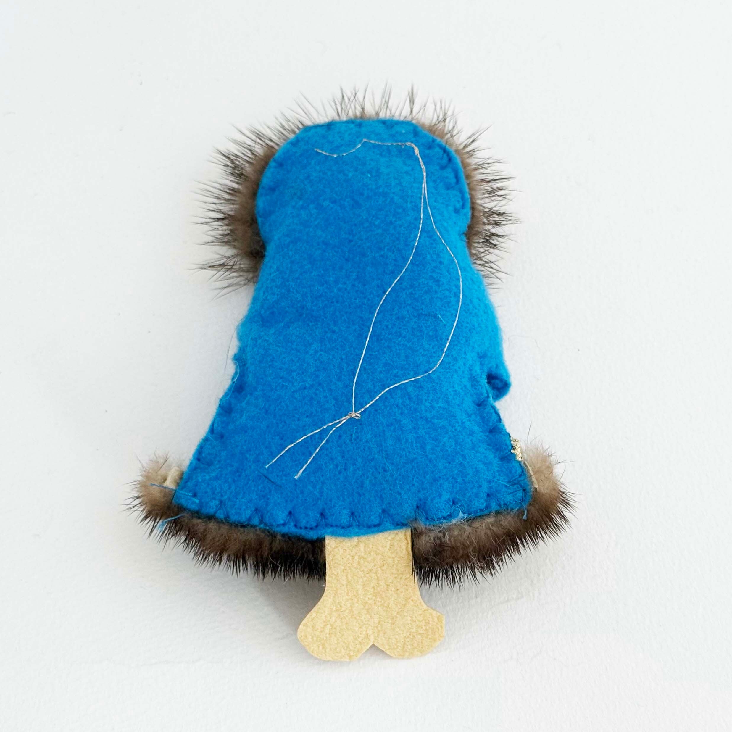 北方民族人形（青）