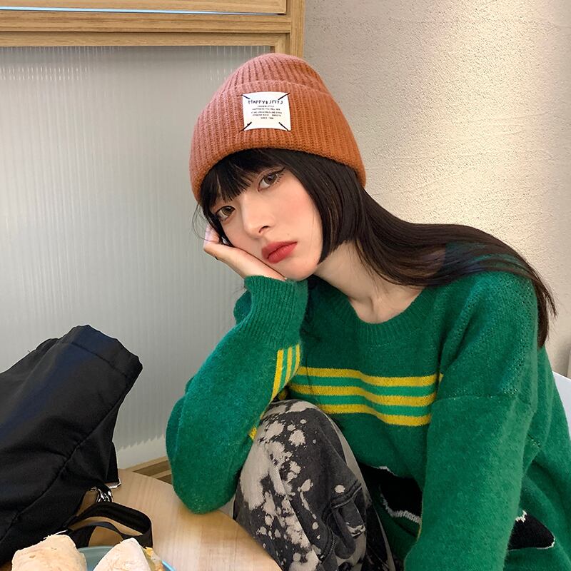 ニットオータムウィンター 帽子 秋物 冬物 ブラック・アイド・ピーズ72409343150