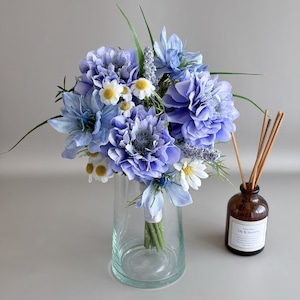 bouquet ニゲラ ブルー アーティフィシャルフラワー