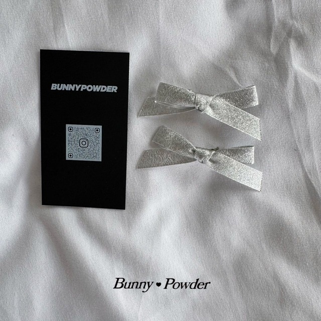 bunny powder［取寄］silver core hairpin 2set  26autumn