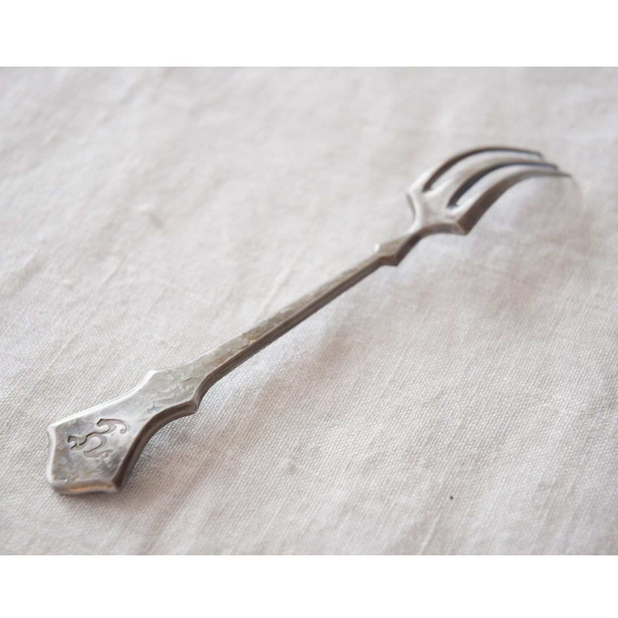 永島義教 Yoshinori Nagashima デザートフォーク いぶし 21 | les