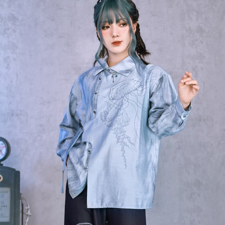 ロリータロマンス ミスティーアクアブルーのクラシカルフリルドール