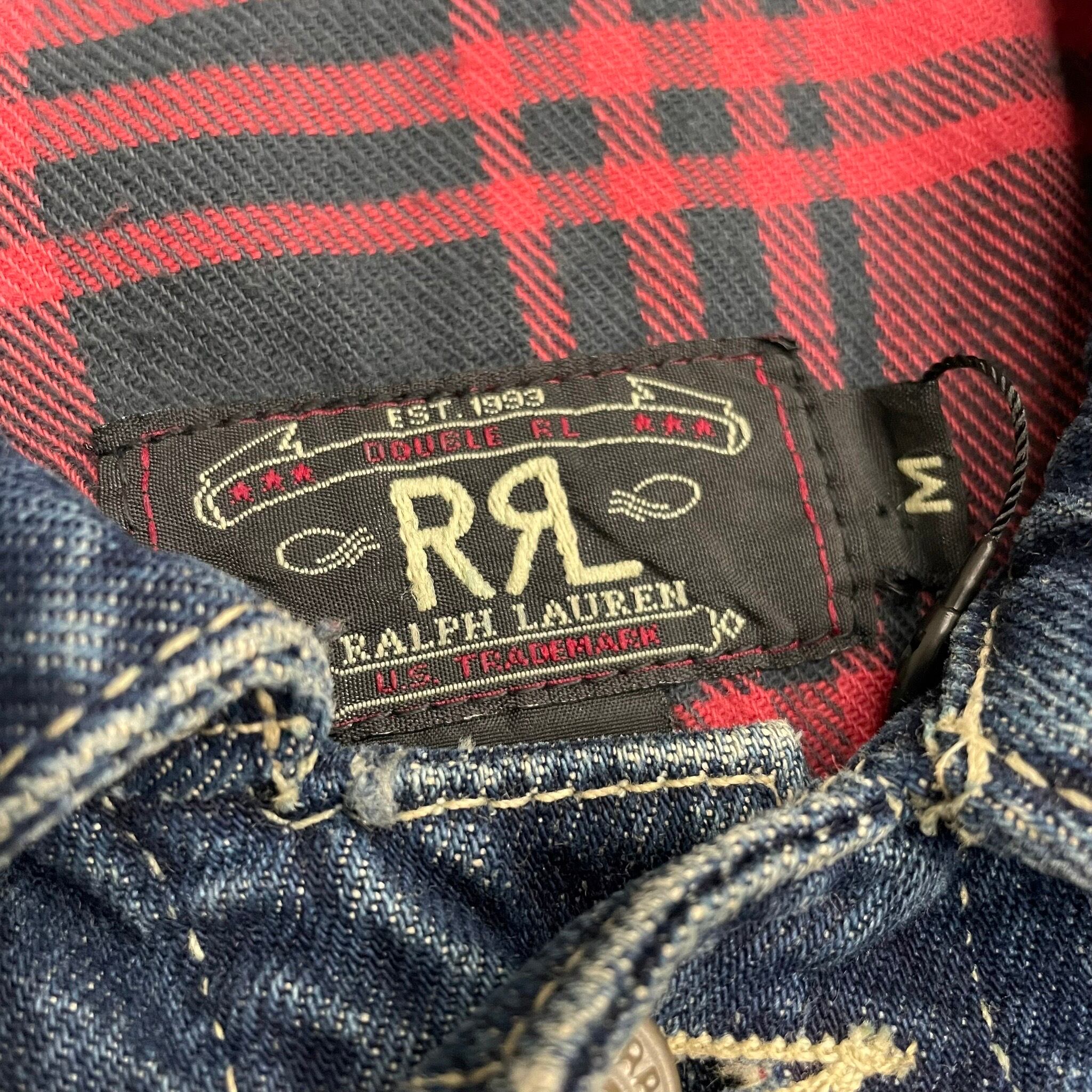 ☆RRL ダブルアールエル 三ツ星 90s デニムジャケット M☆ラルフ 