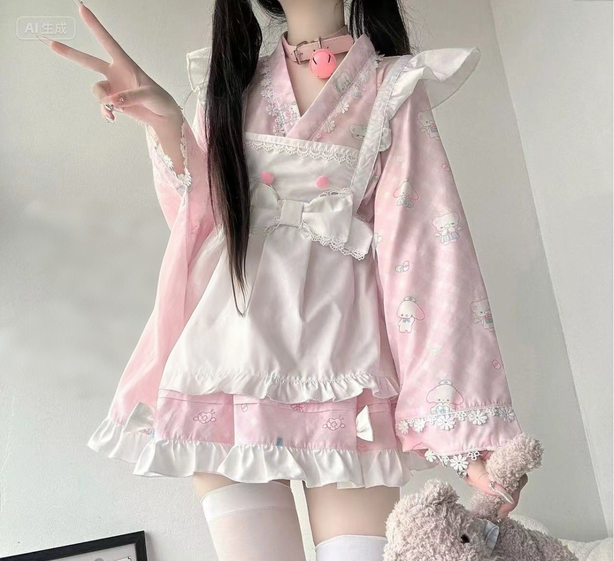 ロリータメイド風浴衣セット | cosucosuco