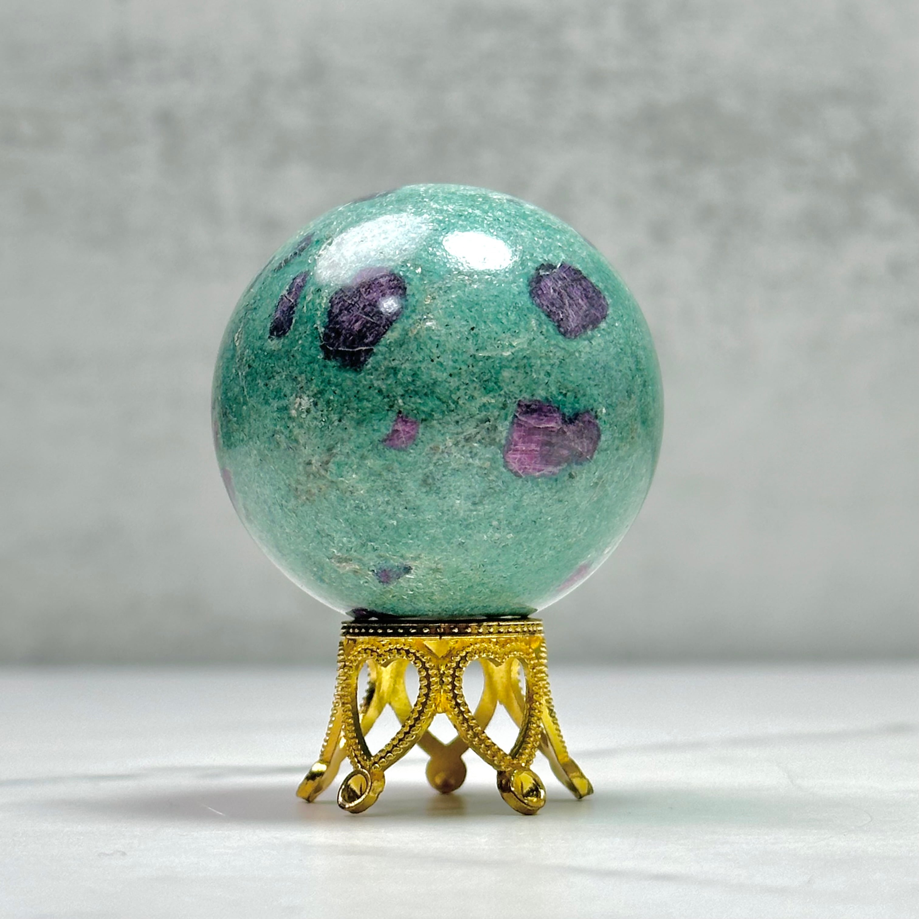 ラベンダーローズクォーツスフィア Φ48mm | Mt.Sophia 天然石屋さん