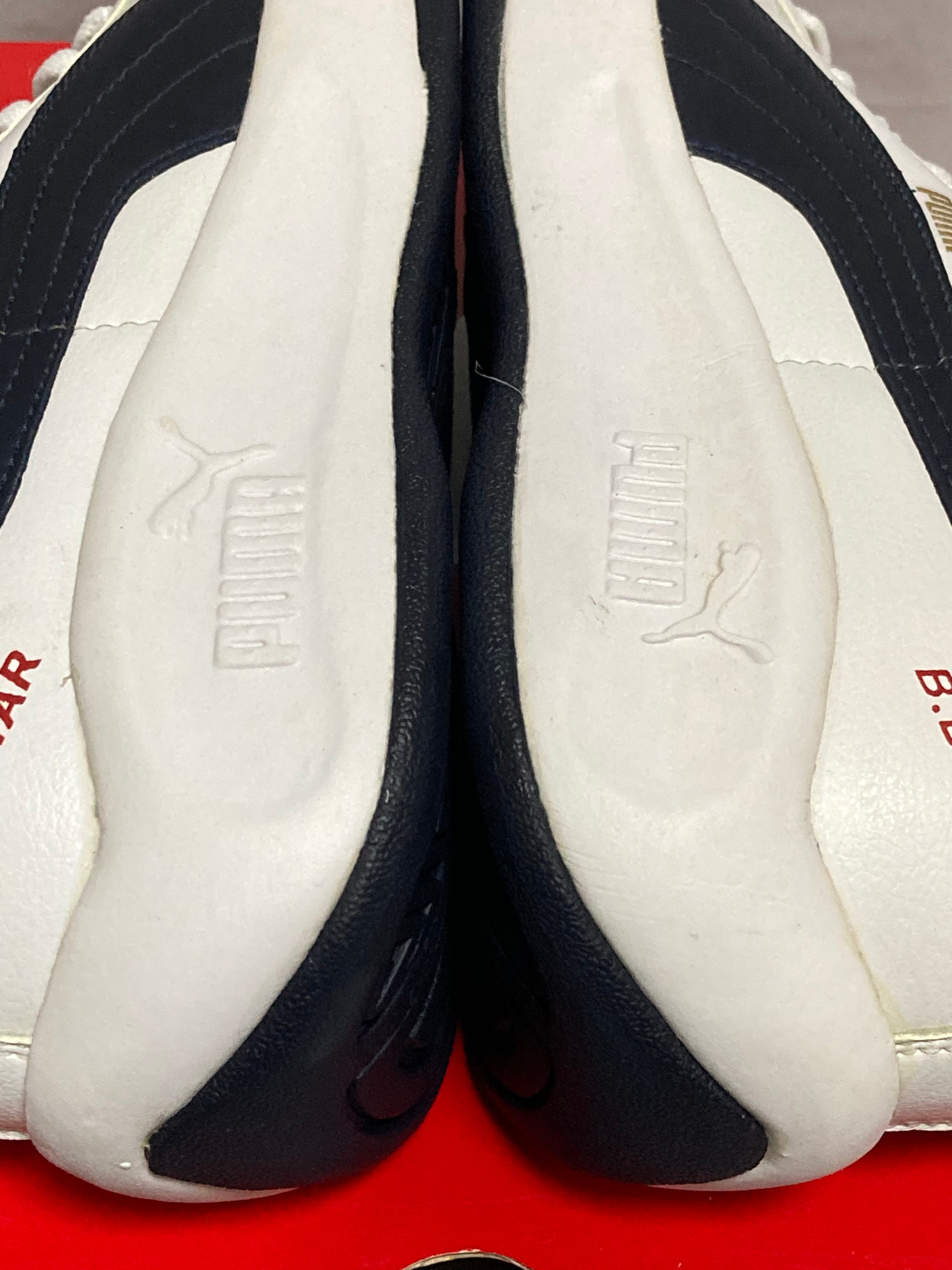 ★希少レア!プーマ BBスターL 白/ムードインディゴ デッド ビンテージ⑥★ PUMA（プーマ） BBスター L ホワイト/ムードインディゴ 206 | freestars