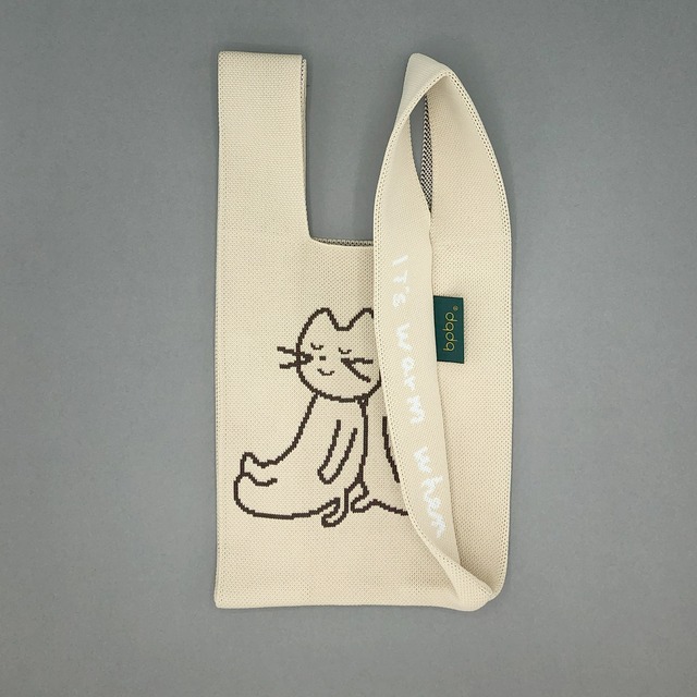 【Junichi Koka】KNIT MINI MARCHE BAG  More than words ニット ミニマルシェバッグ