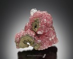 ロードクロサイト / フローライト 【Fluorite on Rhodochrosite】メキシコ産