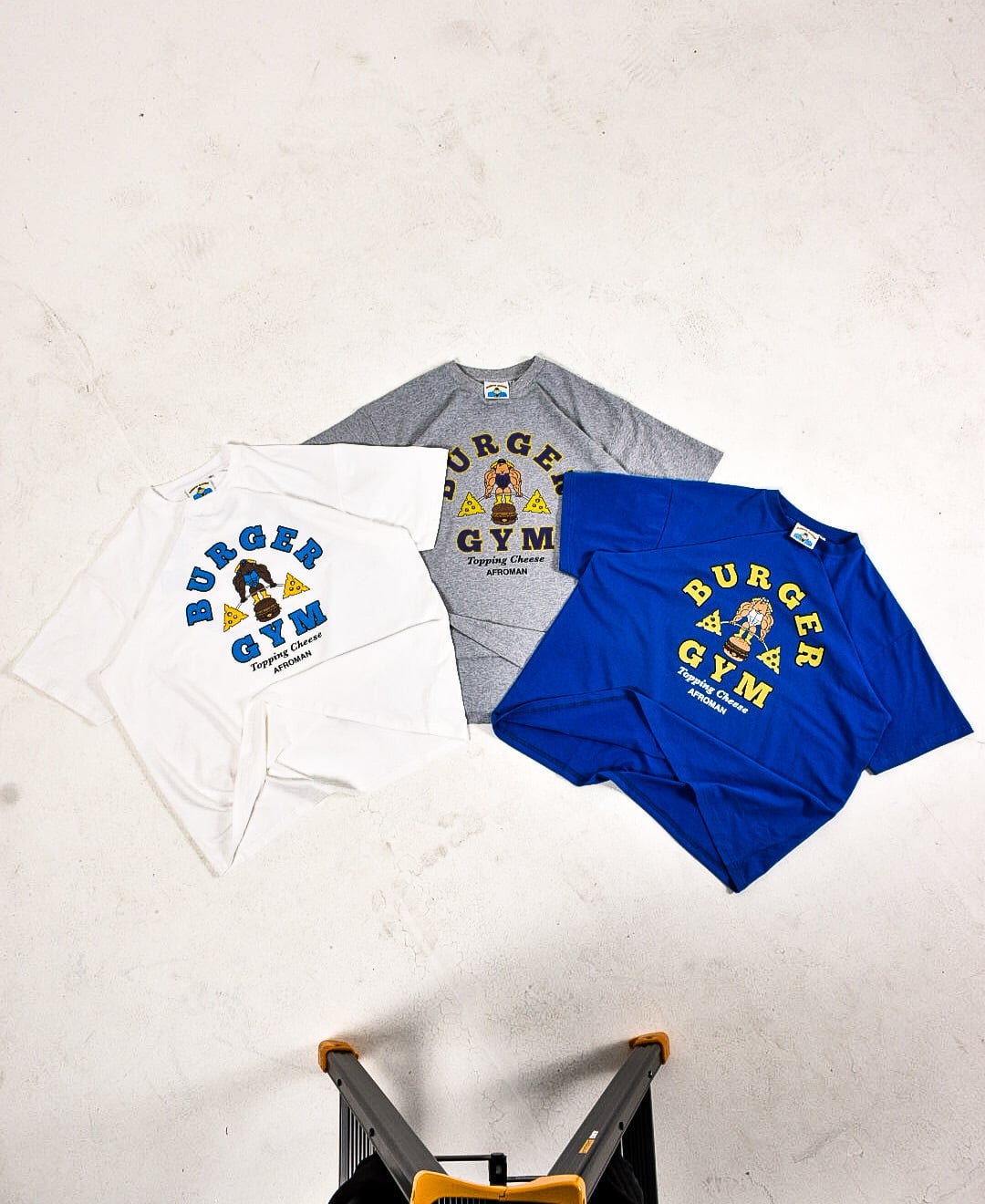 jackpotmarket BURGER GYM Tシャツ ネイビーXXL jackpotmarket BURGER GYM Tシャツ ネイビーXXL バーガージムTシャツ