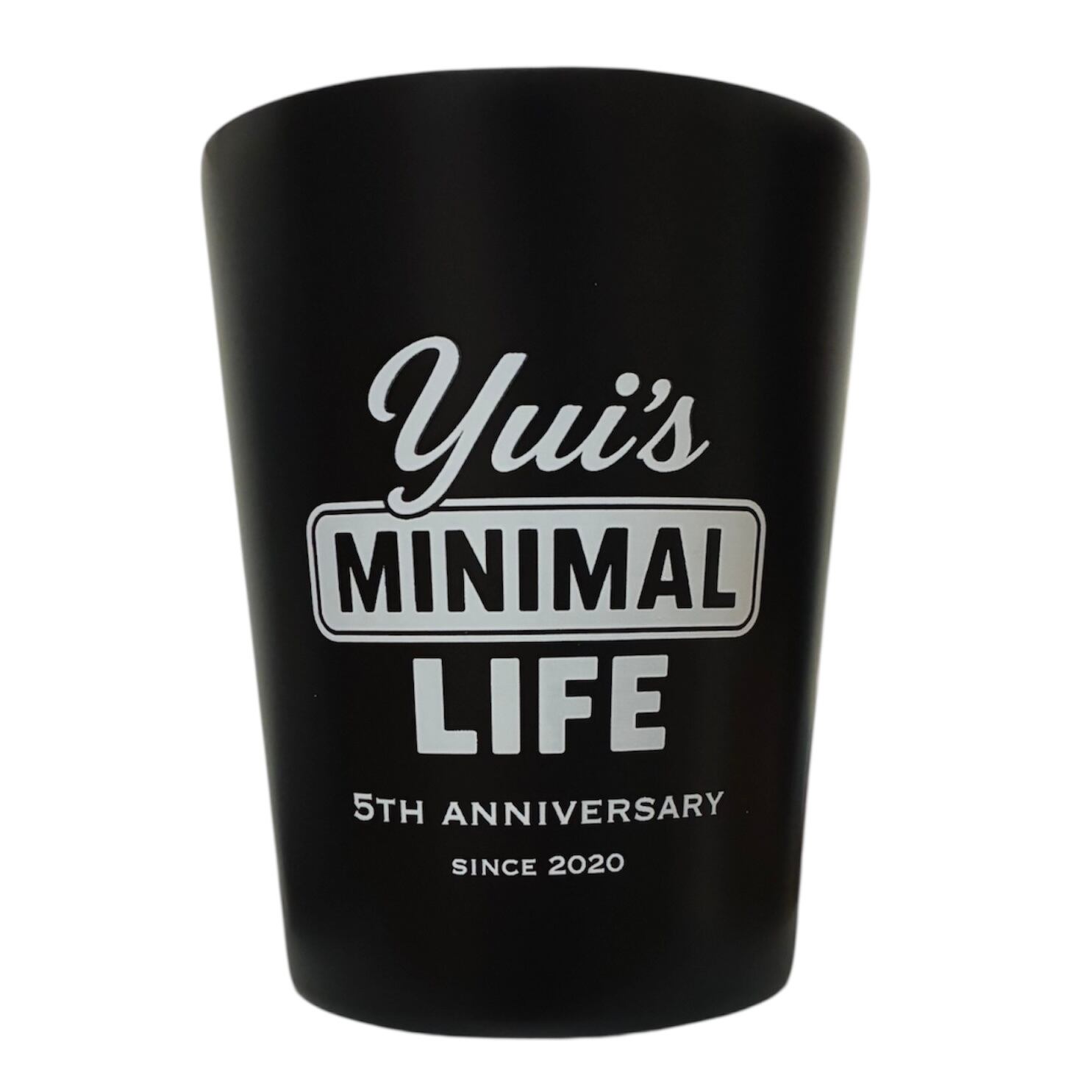 5周年記念 ステンレスタンブラー【ブラック】 | Yui's minimal life shop