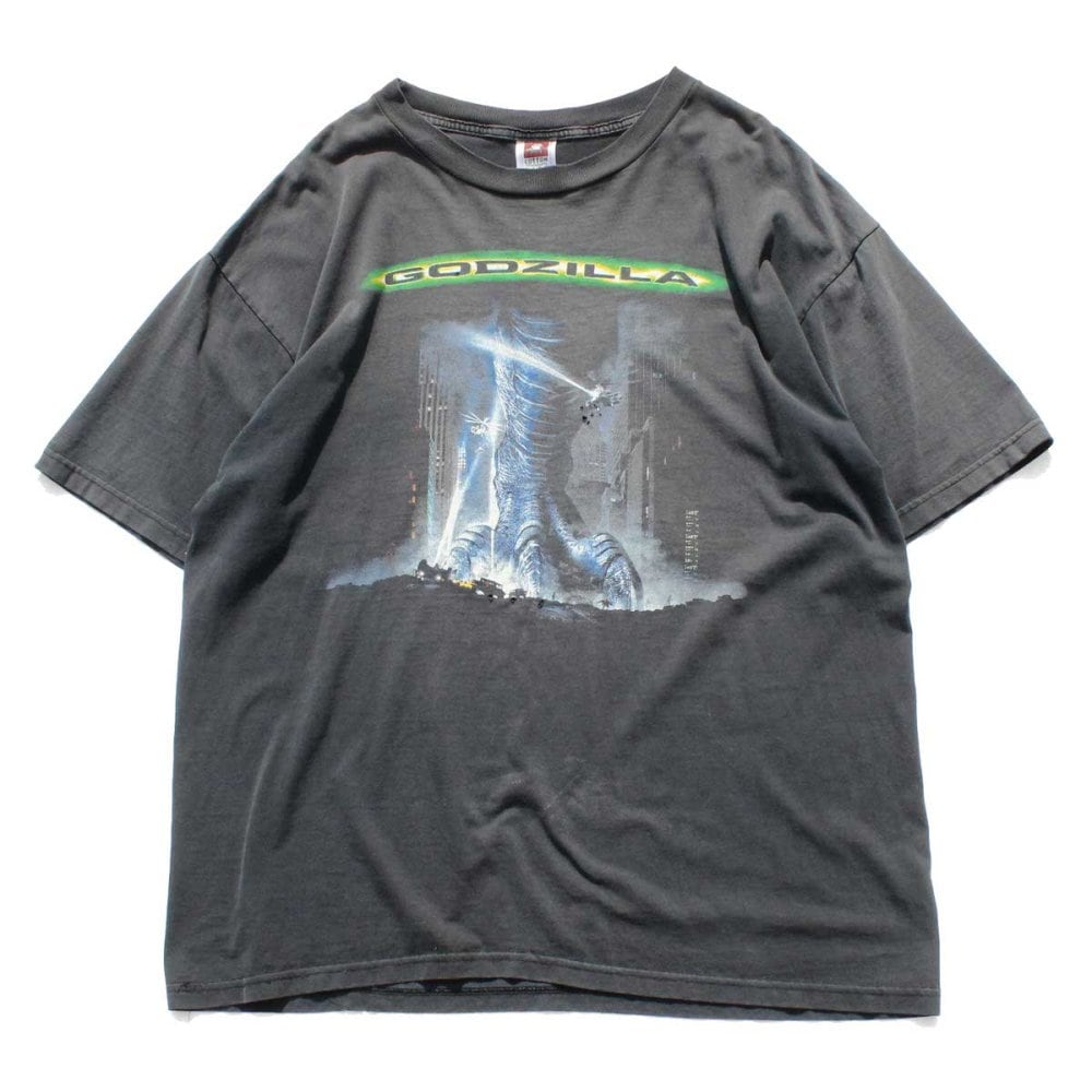 Godzilla Vintage Movie T-shirt [GODZILLA 1998s-] W Sided Print XL