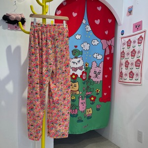 PLEATS! pants -花畑