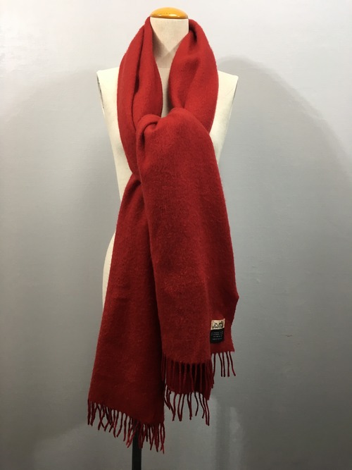 ◎.HERMES CASHMERE BREND WOOL EXTRA LARGE SIZE SHAWL MADE IN SCOTLAND/エルメスカシミヤ混ウール超大判ショール2000000025483