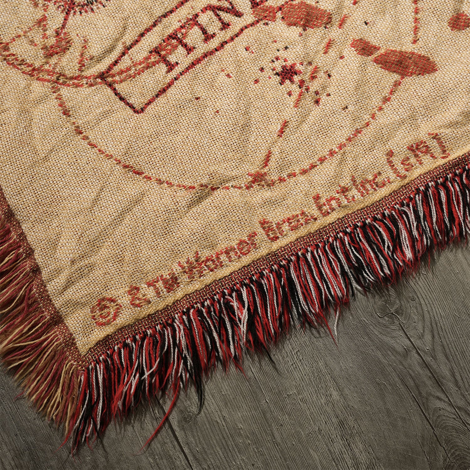 ヴィンテージ ラグ ハリー・ポッター 忍びの地図 マローダーズマップ