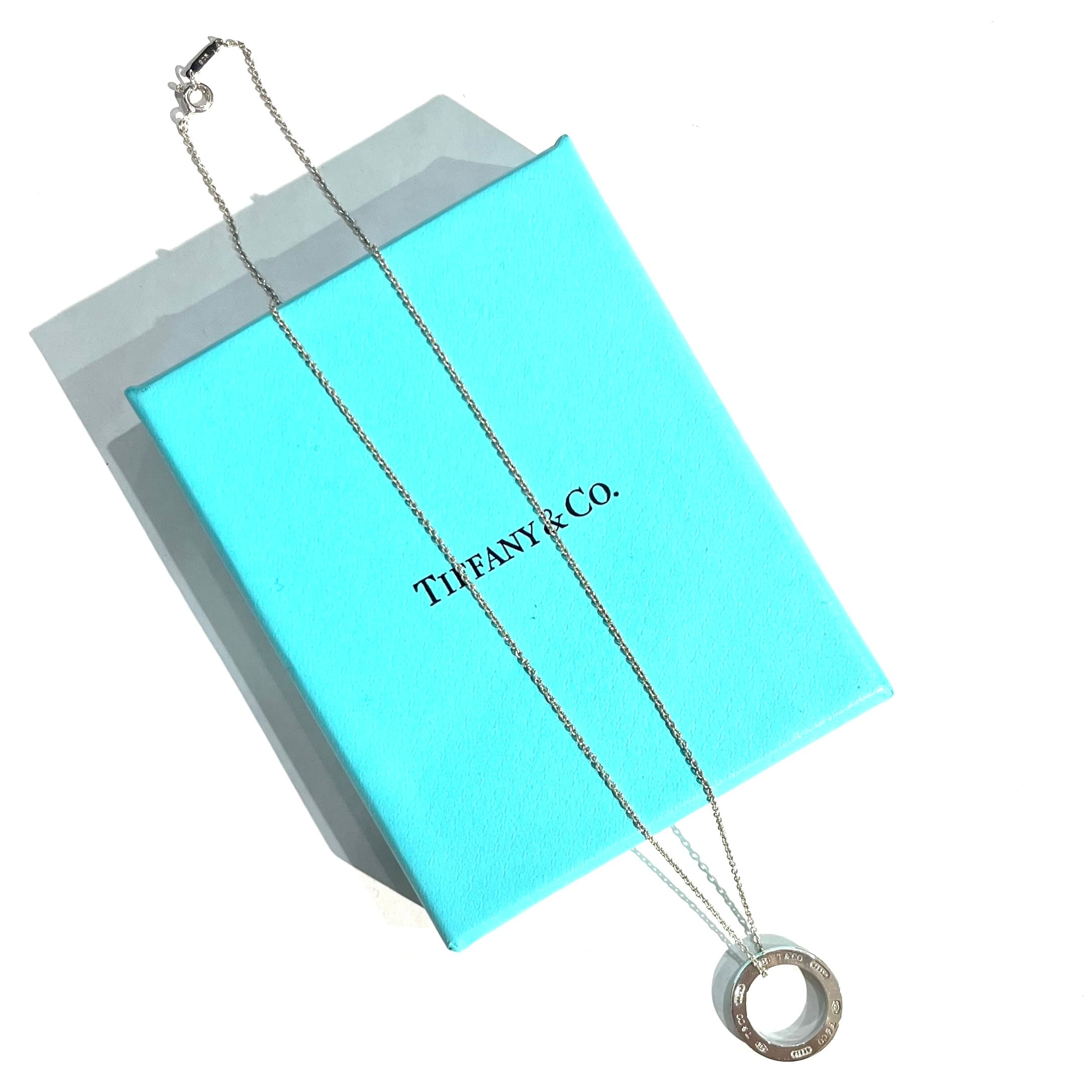 Tiffany & Co. リング型ネックレス TIFFANY&CO.】1934 TIFFANY &CO サークルリングネックレスシルバー925