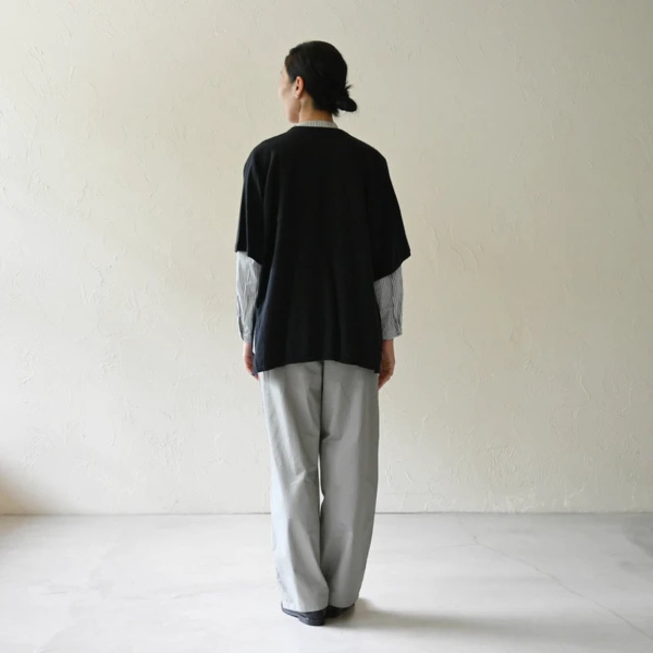 【sisam】フロントタイカーデ|オーガニックコットン