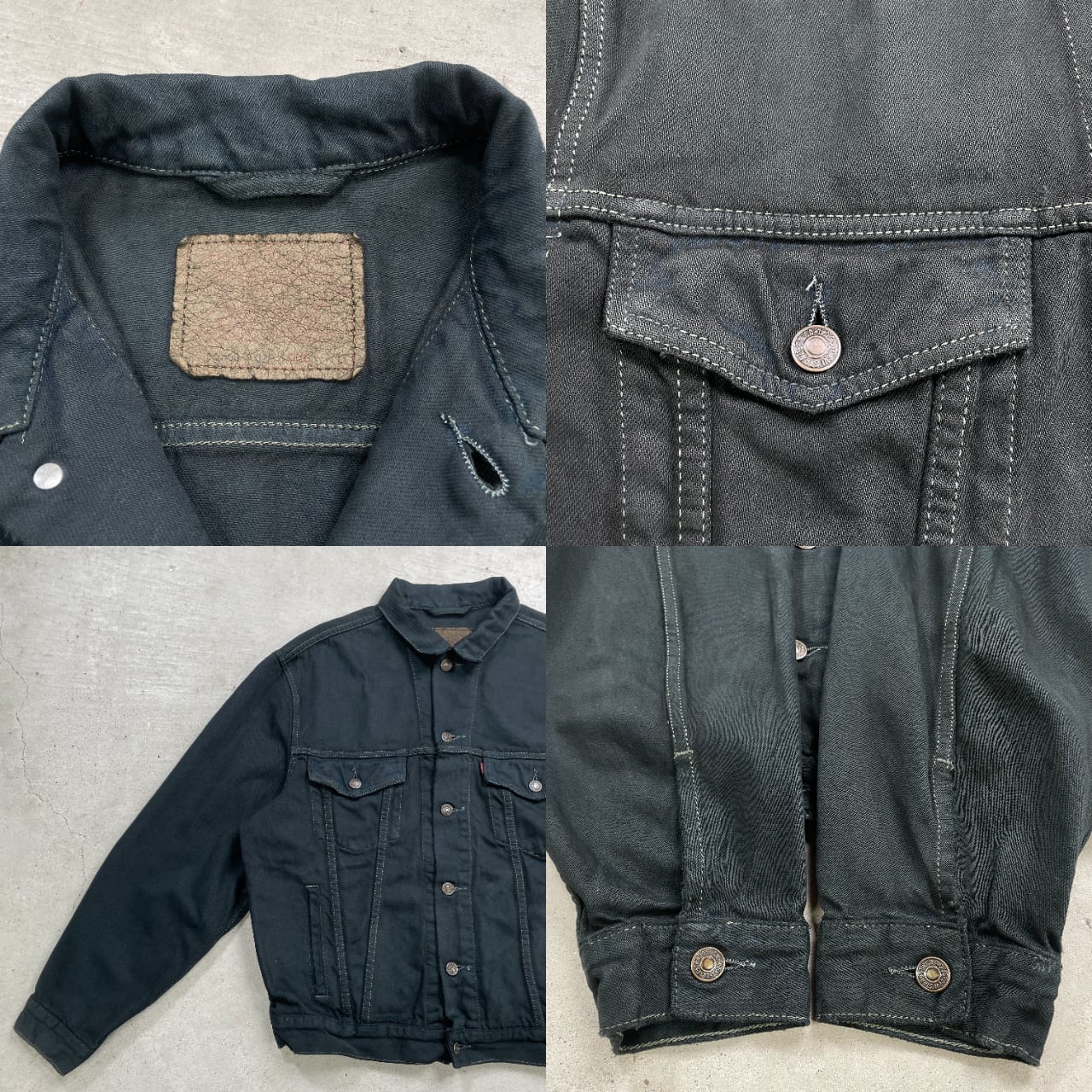 90年代 チュニジア製 Levi's ユーロリーバイス 70503 ブラック 90年代 チュニジア製 Levi's ユーロリーバイス 70503 ブラック