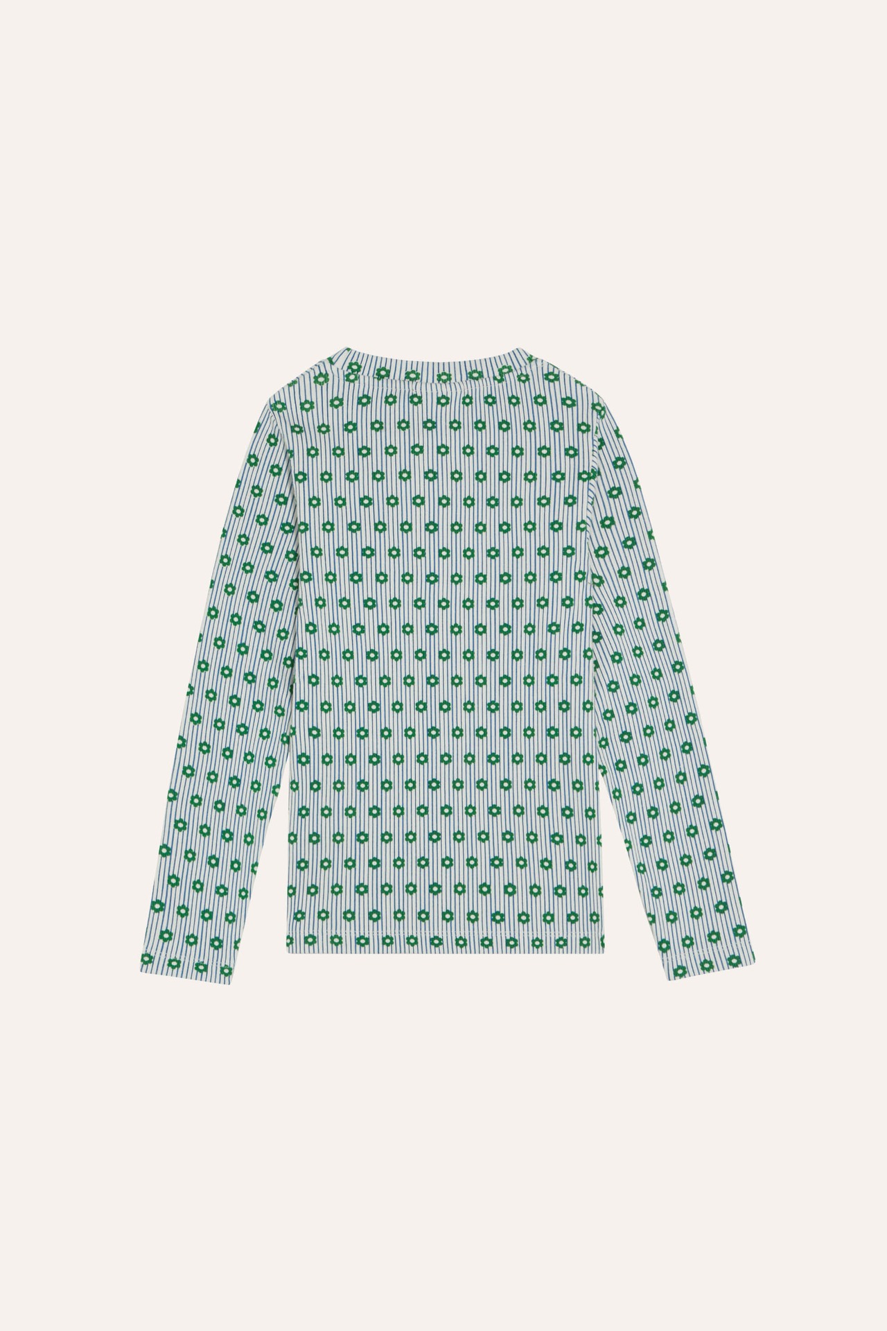 the campamento/Flowers and Stripes T-shirt