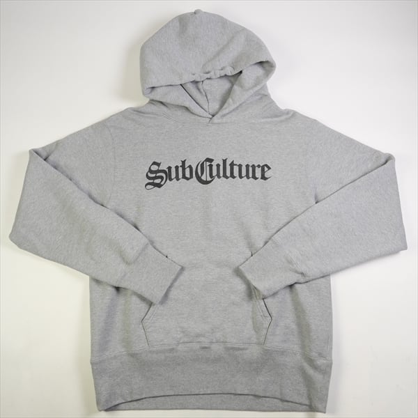SUBCULTURE OLD ENGLISH HOODIE GRAY