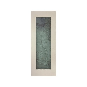 落合皎児【版画】Wind Mirror #A.P. 2/3 — 1995 66(H) × 25(W)cm