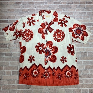 1960'S STAN HICKS COTTON HAWAIIAN SHIRT