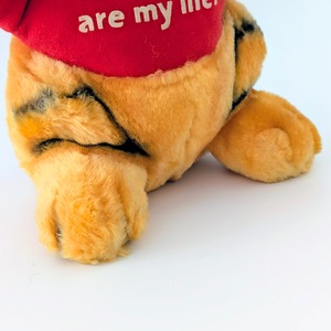 ☆ VINTAGE 1988 ☆【 Garfield ( ガーフィールド ) 】『 Garfield HAPPY HOLIDAYS Parties are my life!（パーティーは俺の人生！）』ガーフィールド10周年記念限定 / ぬいぐるみ / プラッシュ / plush / 1980年代年製 〚アメリカン雑貨 アメトイ〛