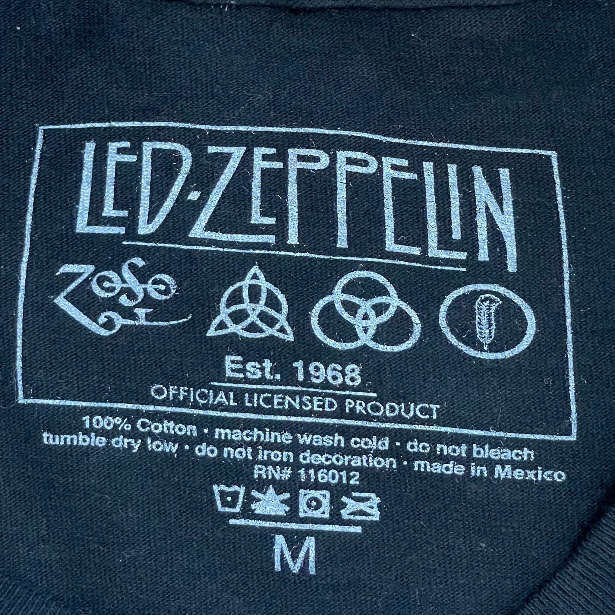 Led Zeppelin】MEXICO製 バンド Tシャツ オフィシャル バンt ロックt ...