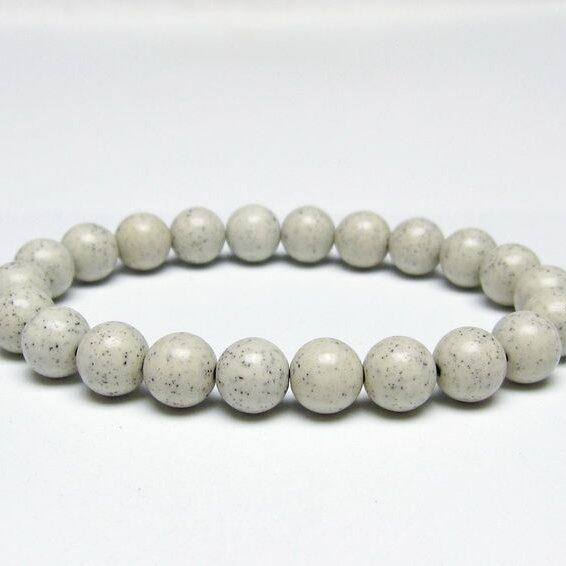 北投石 ブレスレット 9mm 一点物 メール便可 111-50244