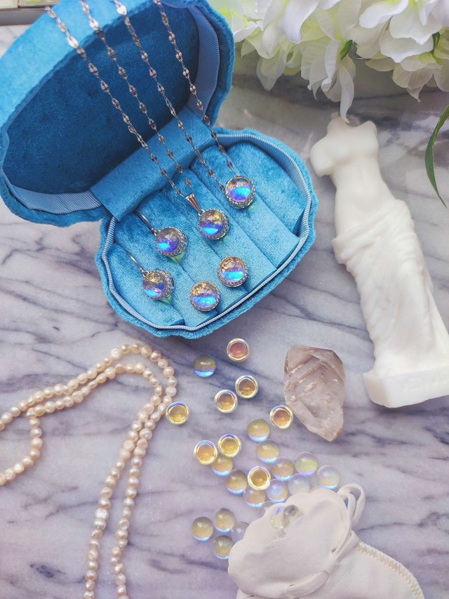 セット販売【LUNA FLASH MOONLIT NECKLACE & EARRING 】