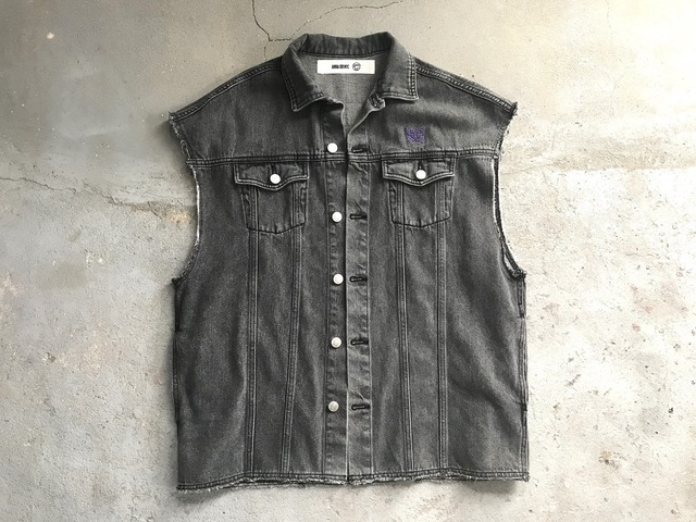 2023SS ANNA SUI sleeveless denim jacket