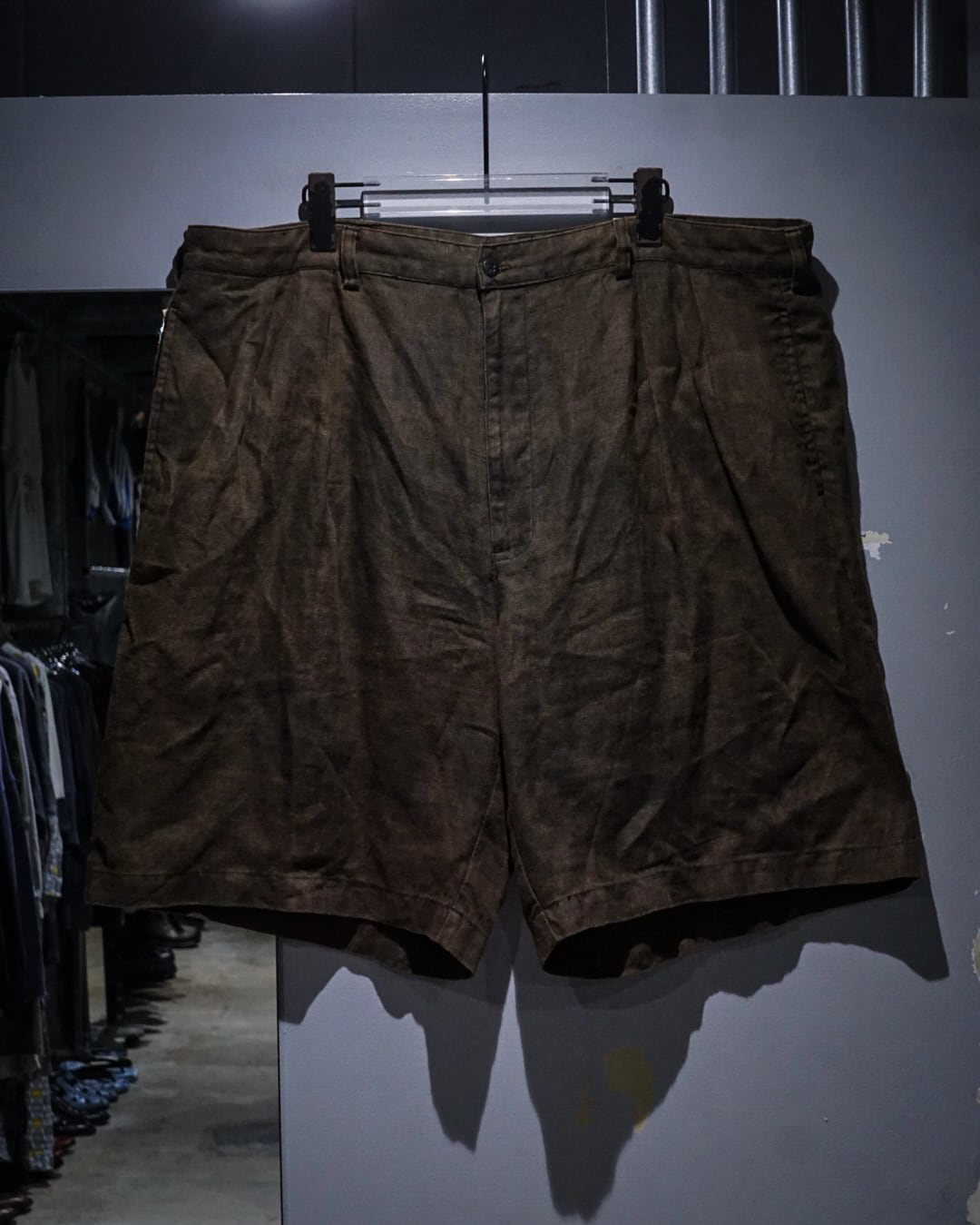 ひ*う様 38黒リネンショーツ ラルフローレン ビンテージ TYLERSHORT add (C) vintage】“Polo by Ralph Lauren”“TYLER SHORT” Beautiful