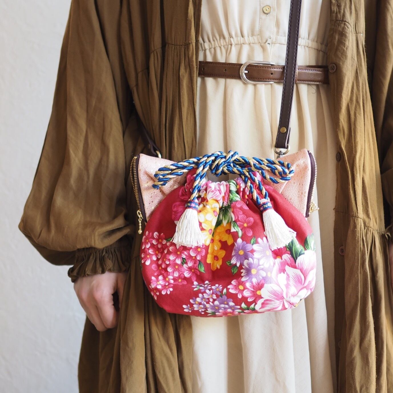 Cat*shoulder №08(one of a kind)*結び紐ダメージあり