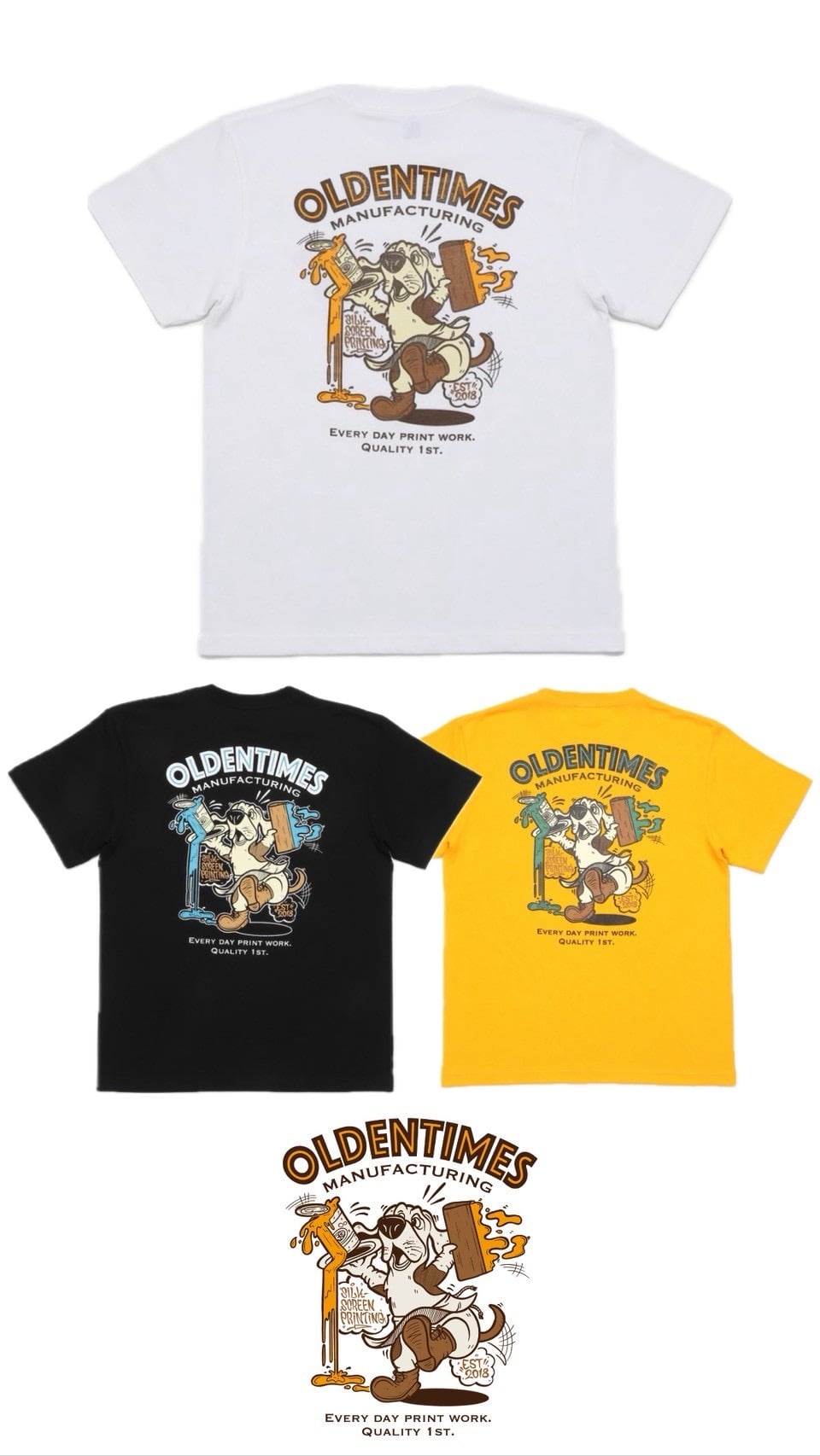 新作/3色展開】MFG'26 DOG S/S TEE | OLDENTIMES OKINAWA
