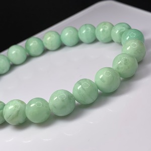 f87フローライト×クォーツ✩ミルキーグリーンフローライトブレスレット