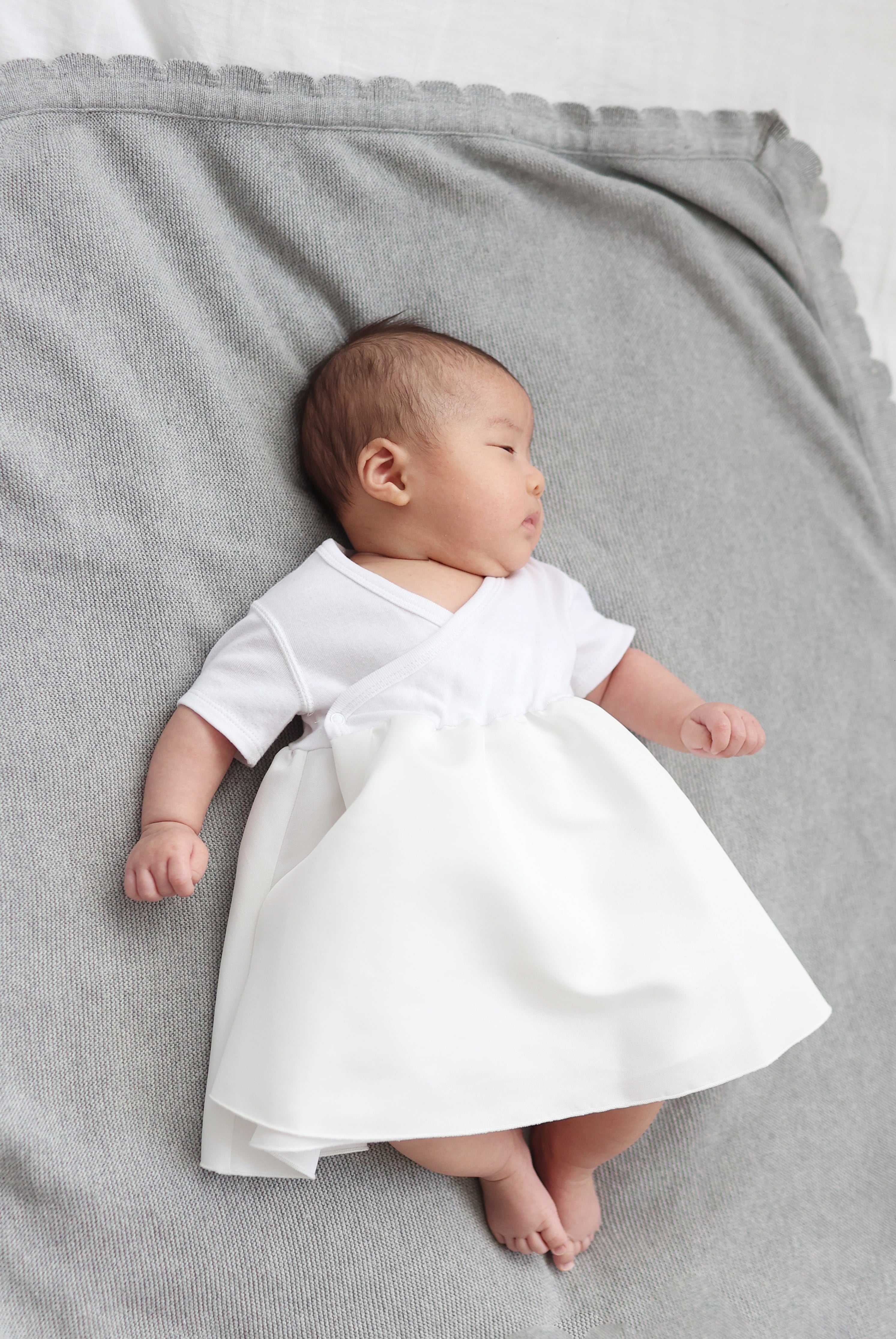 BALLERINA T-DRESS SMOKEPINK 0-6M【残りわずか】 | AMICA・kids