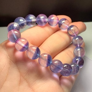 09.幻想的な色合いバイカラーグラデーションフローライトブレスレット
