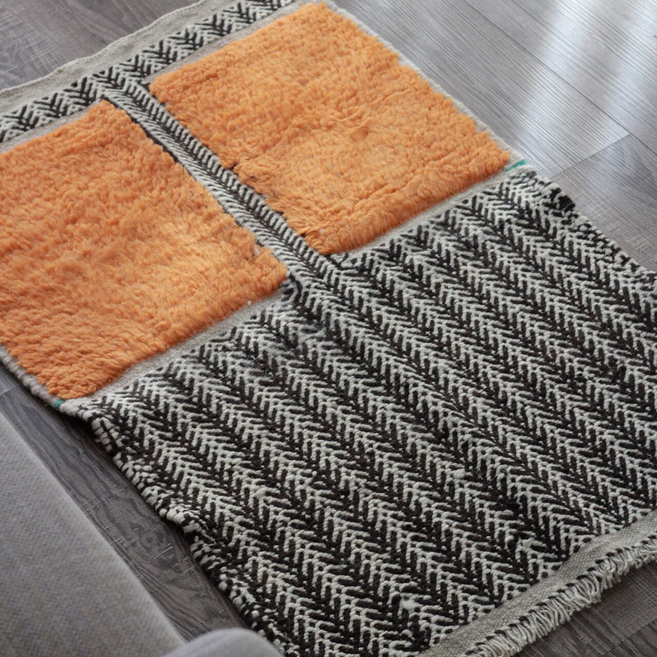 モロッコ ザナフィ RUG 約120×65m ミックスザナフィラグ モロッコラグ ザナフィ専門店 Mozeka -モゼカ-
